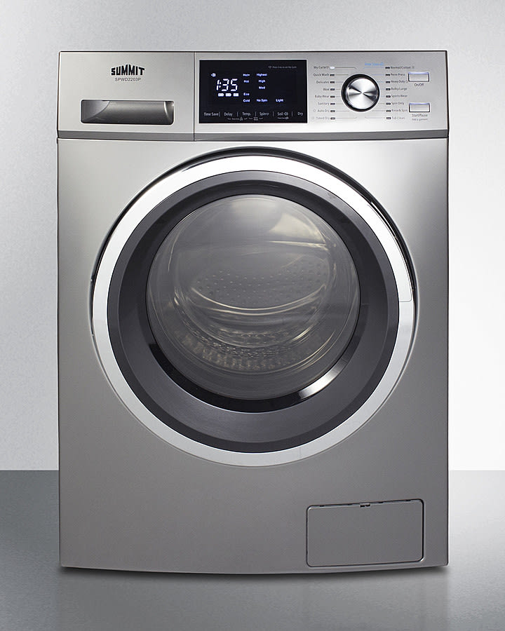 Stainless steel washer dryer stackable hot sale