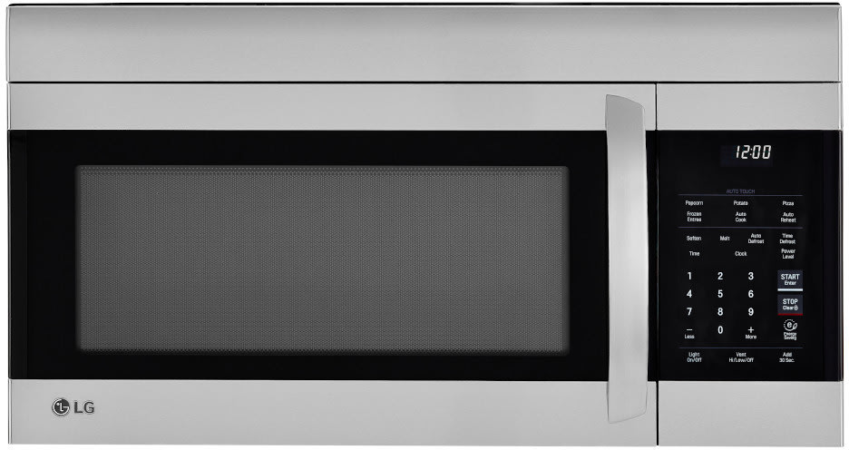 LG LMV1764ST 30 Inch Over the Range 1000W Microwave Oven with 1.7