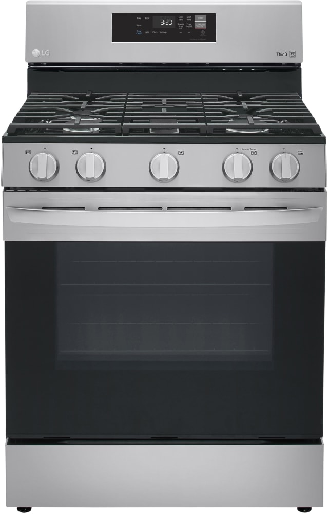 LG LRGL5821S 30 Inch Gas Smart Range with 5 Sealed Burners 5.8 Cu