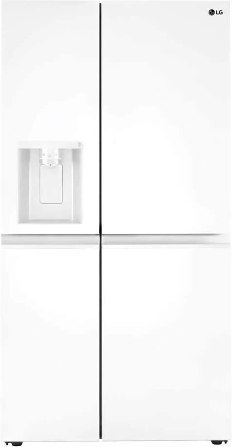White fridge freezer clearance with ice dispenser