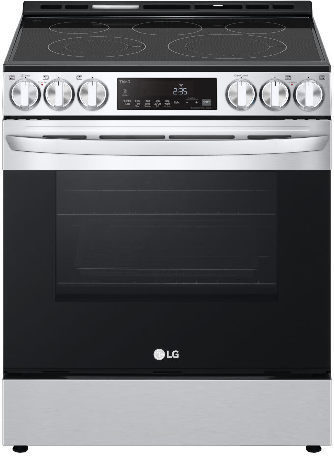 LG LSEL6333F 30 Inch Electric Slide-In Smart Range with 5 Elements