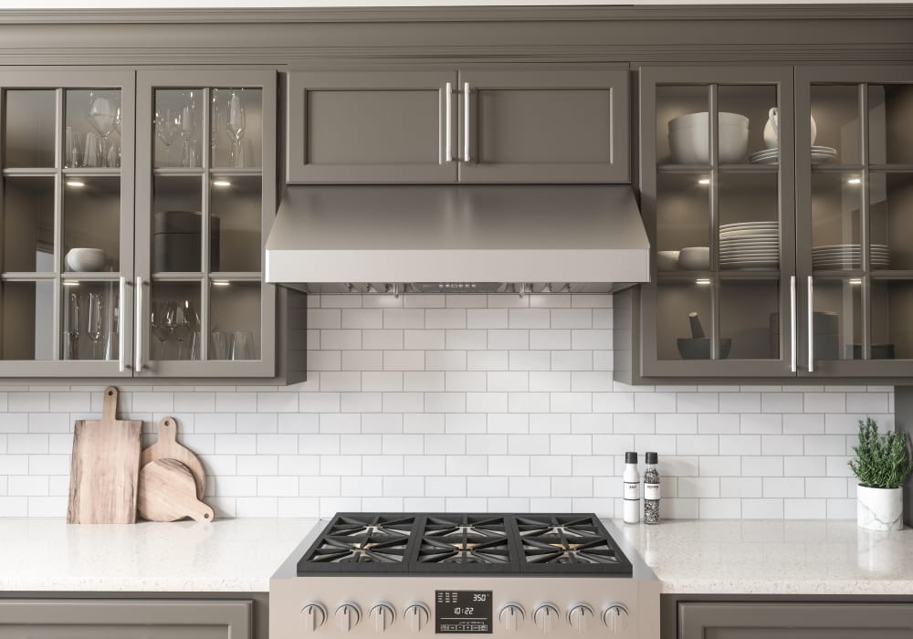Zephyr under 2024 cabinet range hood