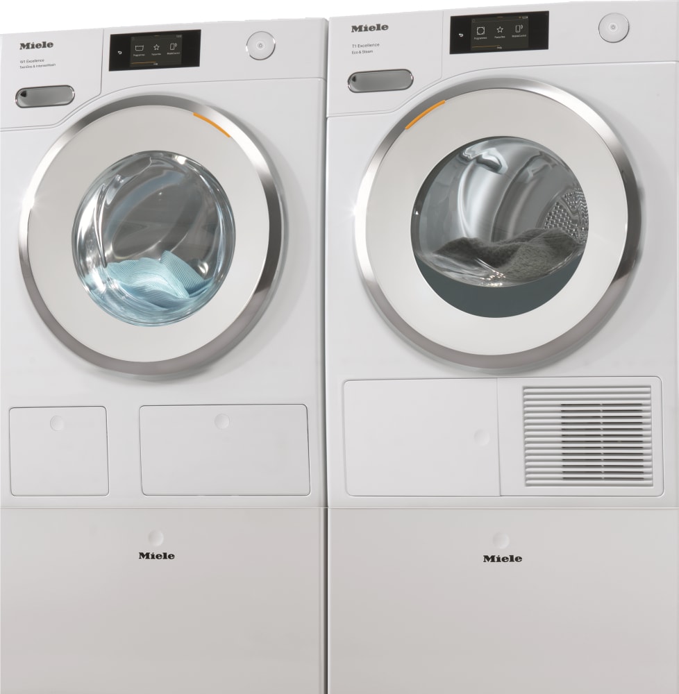 Side by side sales washer dryer width