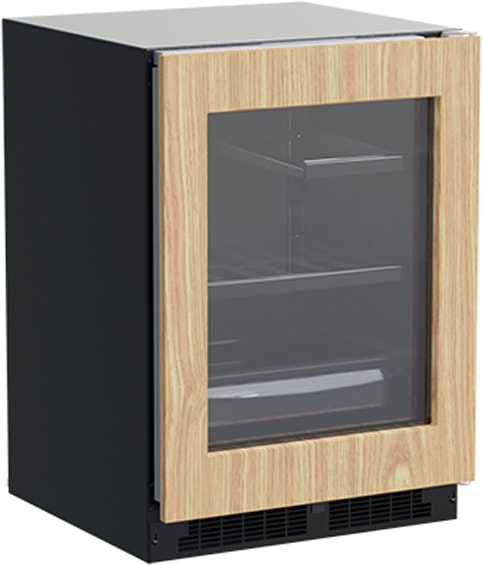 Bin Storage Cabinet With 3 Half-Width Shelves