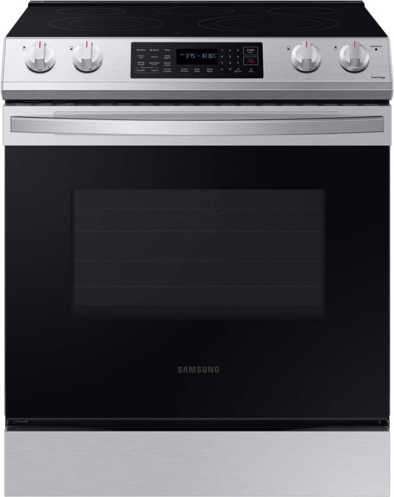 Samsung NE63BG8315SS 30 Inch Slide In Smart Electric Range with 5