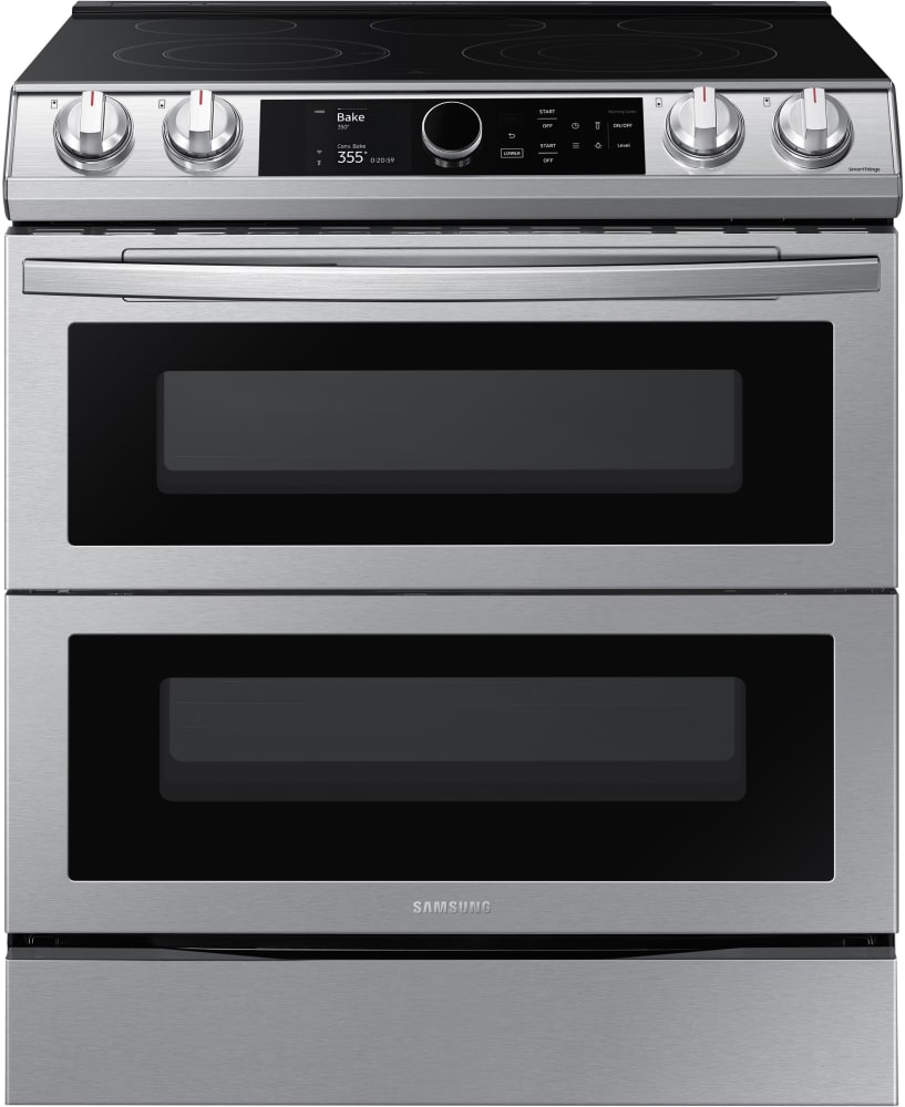 Samsung NE63T8751SS 30 Inch Slide in Electric Smart Range with 5