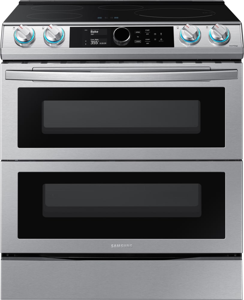 Induction slide in double oven range outlet
