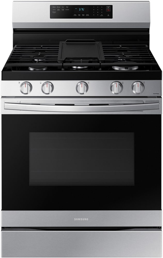 Samsung NX60A6511SS 30 Inch Freestanding Gas Smart Range with 5