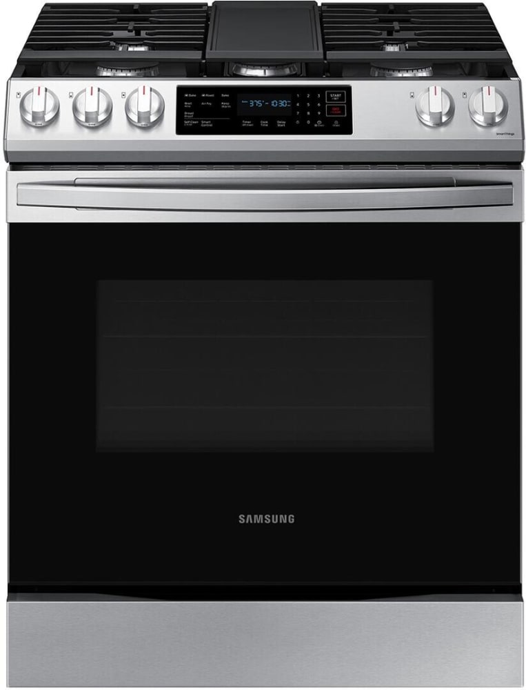 Samsung stainless sale steel gas stove