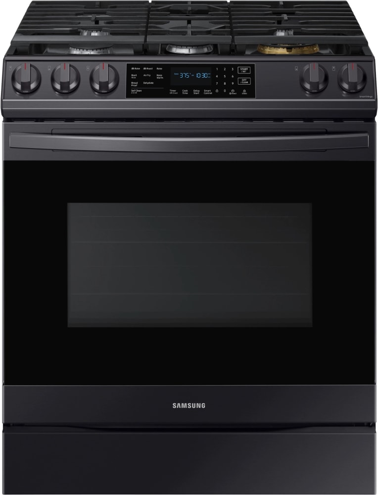 Samsung NX60T8511SG 30 Inch Slide In Smart Gas Range with 5 Sealed