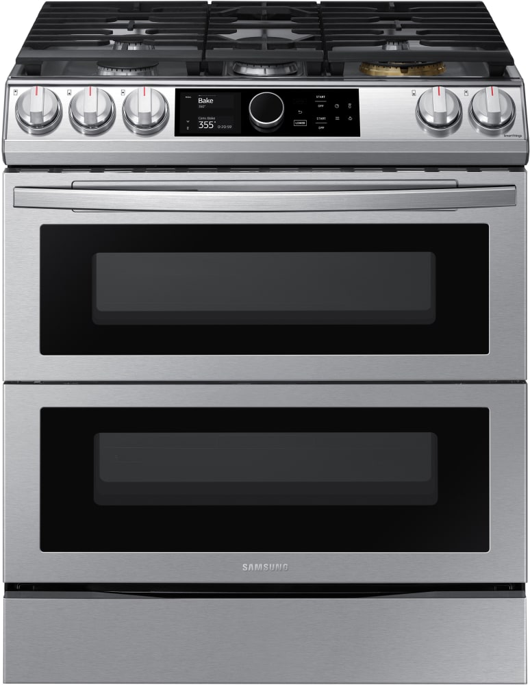 Samsung NX60T8751SS 30 Inch Slide in Gas Smart Range with 5 Sealed