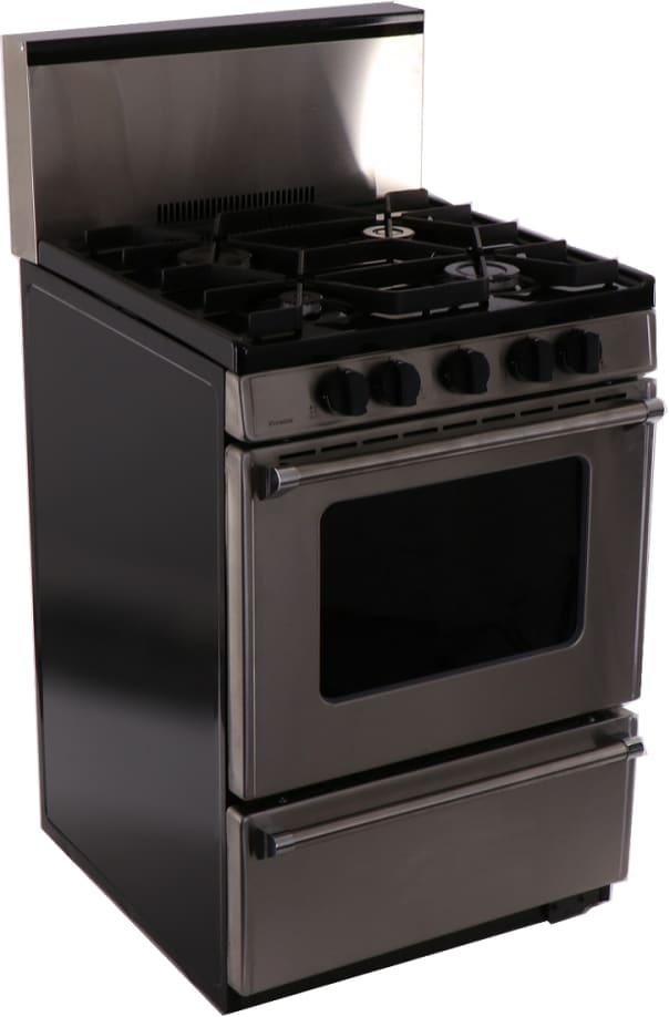 Premier BCK100TP 24 Inch Freestanding Gas Range with 4 Open