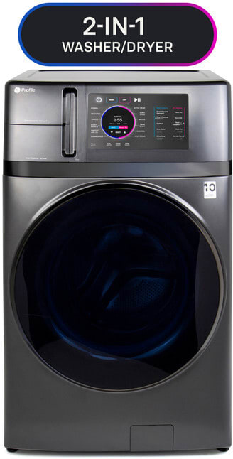  GE Profile PFQ97HSPVDS 28 Inch Smart Front Load Washer/Dryer  Combo with 4.8 cu.ft. Capacity, 12 Wash Cycles, 14 Dryer Cycles : Appliances