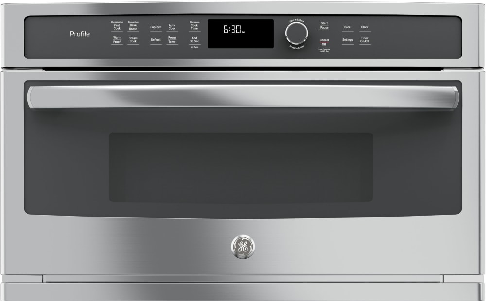 GE Profile 1.7 cu. Ft. Built-in Convection Microwave - Stainless Steel