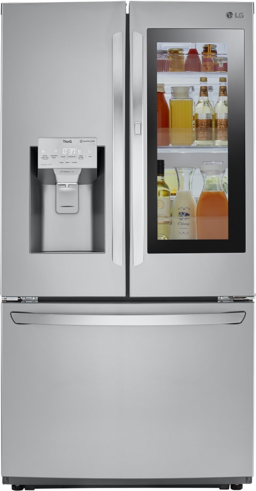28 cu. ft. 4-Door Smart Refrigerator with Instaview Door-in-Door and Door  Cooling in PrintProof Stainless Steel