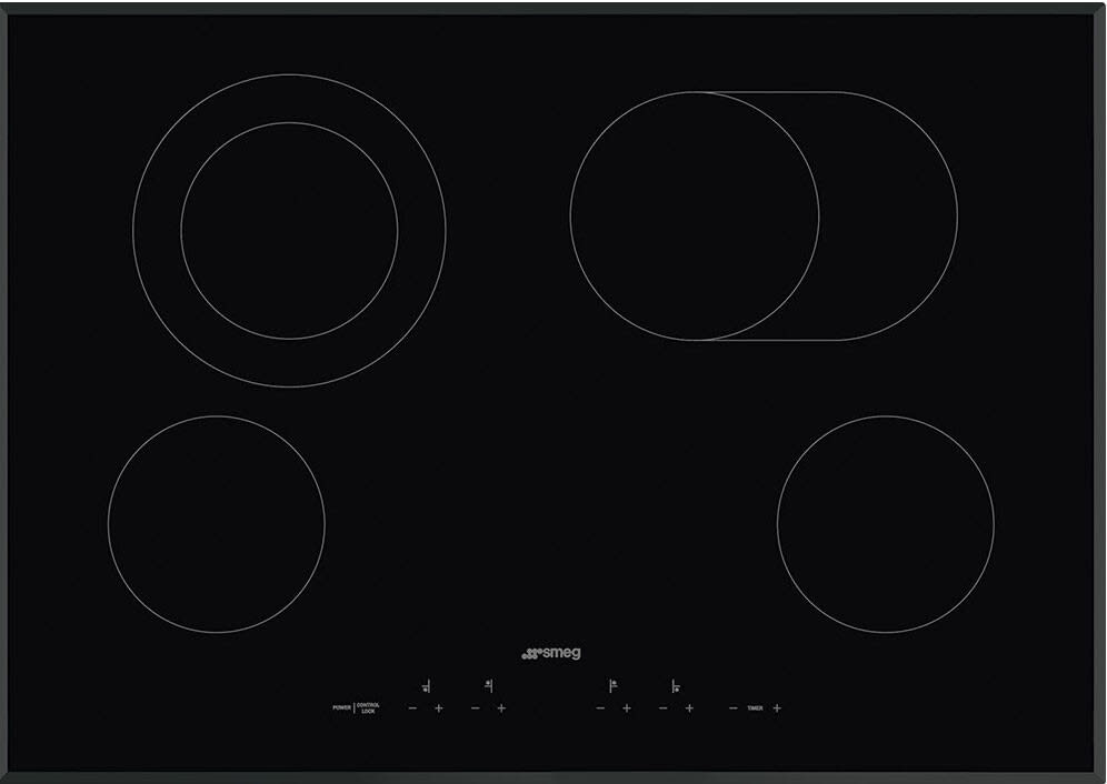 Smeg SEU304EMTB 30 Inch Electric Cooktop with 4 Cooking Zones