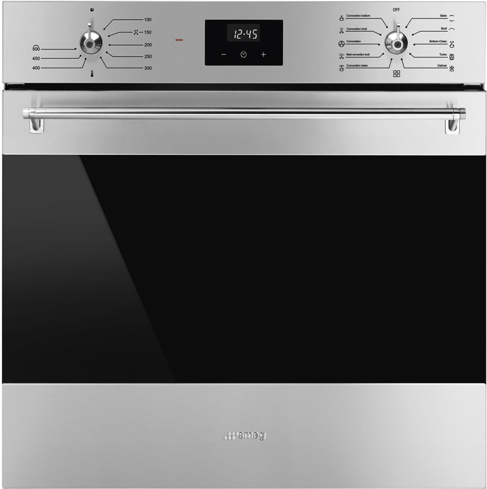 Smeg SFU6300TVX 24 Inch Single Wall Oven with Convection in