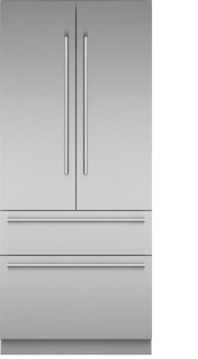 Thermador built shop in fridge