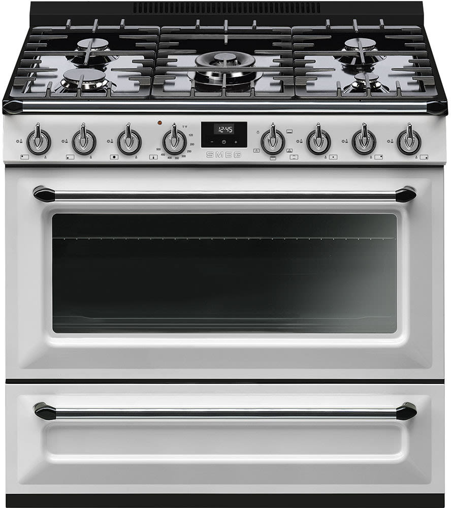 BOLD 36 Freestanding All Gas Range with LP Gas Stove and Gas Oven,  Stainless steel with Chrome Trim