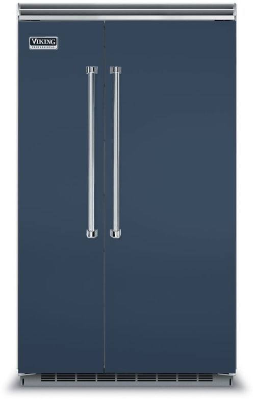 Viking VCSB5483SB 48 Inch Counter Depth Built In Side by Side