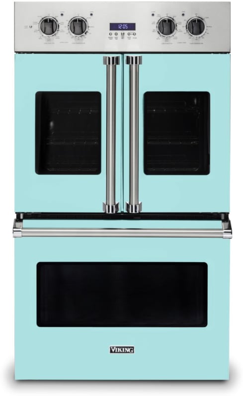 French door double clearance wall oven electric