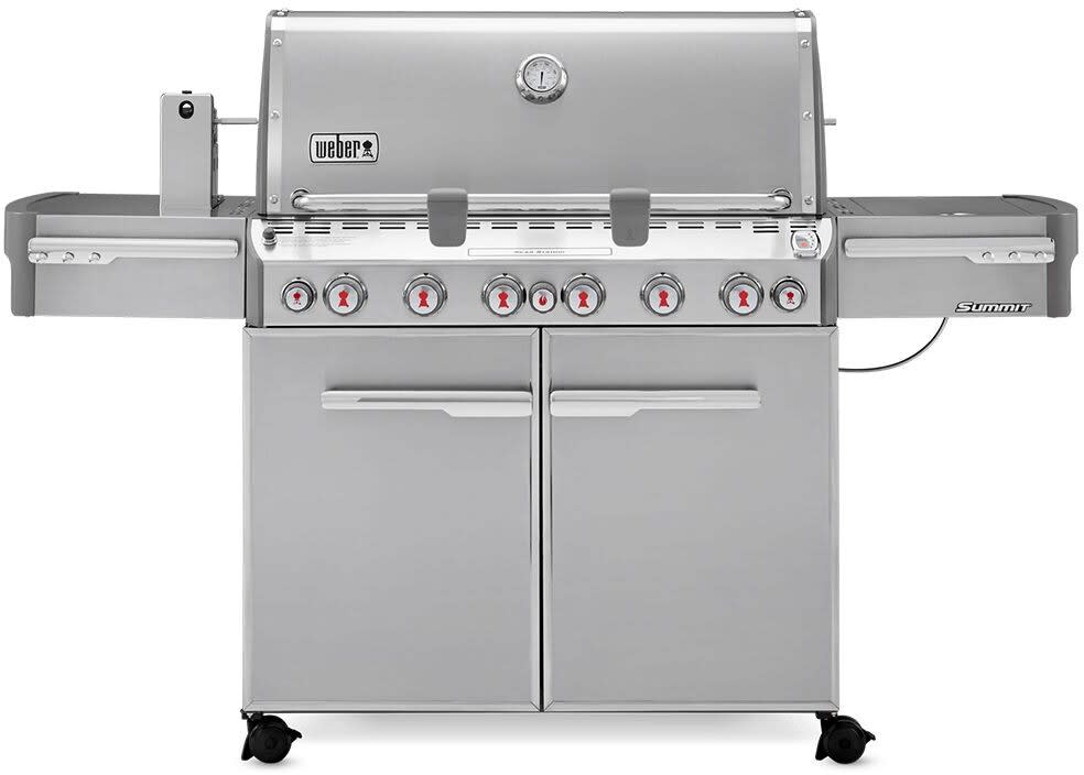 Discontinued 3-in-1 Stainless Five Burner Gas Grill