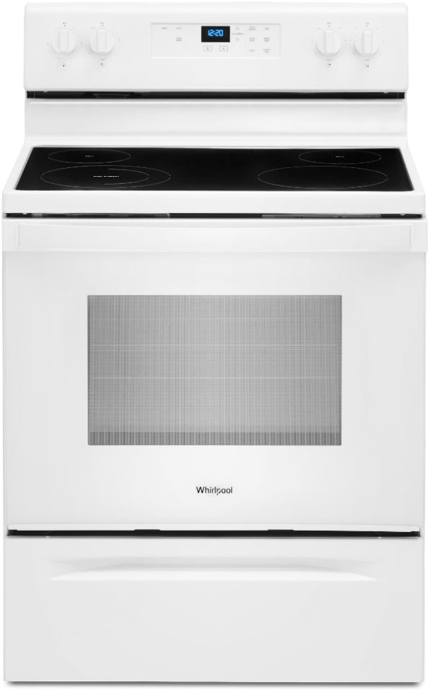 White stove electric outlet