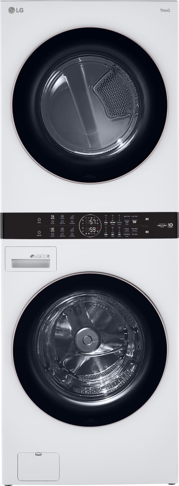 Lg 4.5 cuft front load washer and 7.4 cuft gas outlet dryer