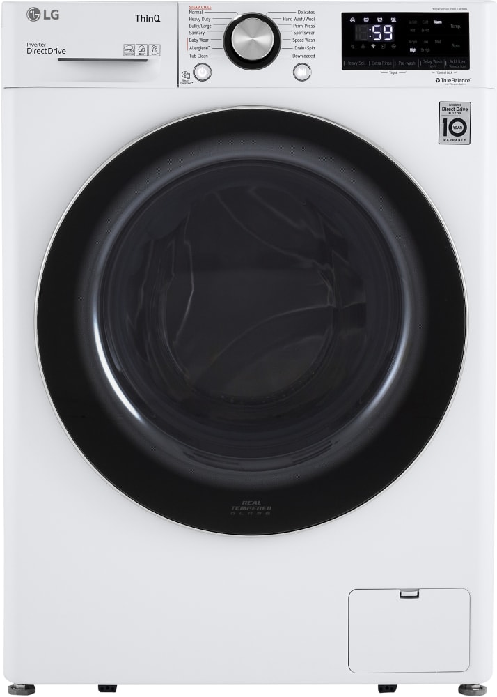 LG WM1455HWA 24 Inch Smart Compact Front Load Washer with 2.4 Cu