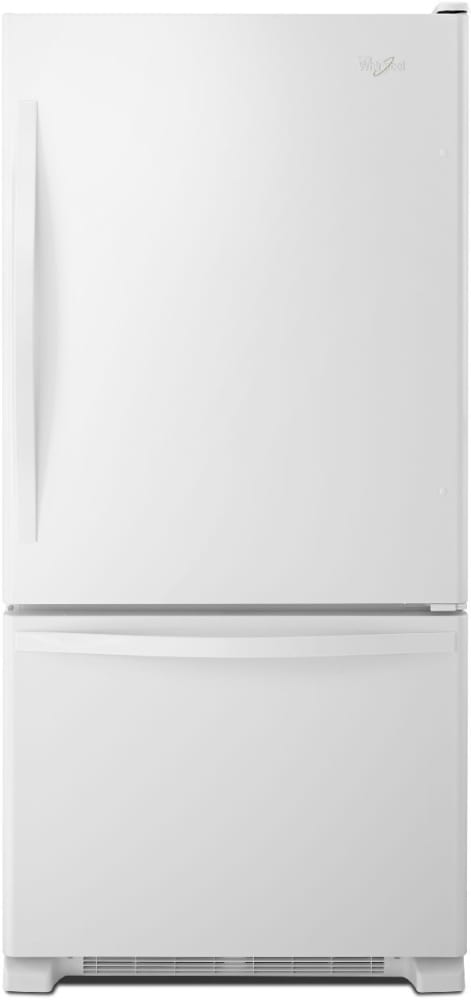 Whirlpool 22.07-cu ft Bottom-Freezer Refrigerator with Ice Maker