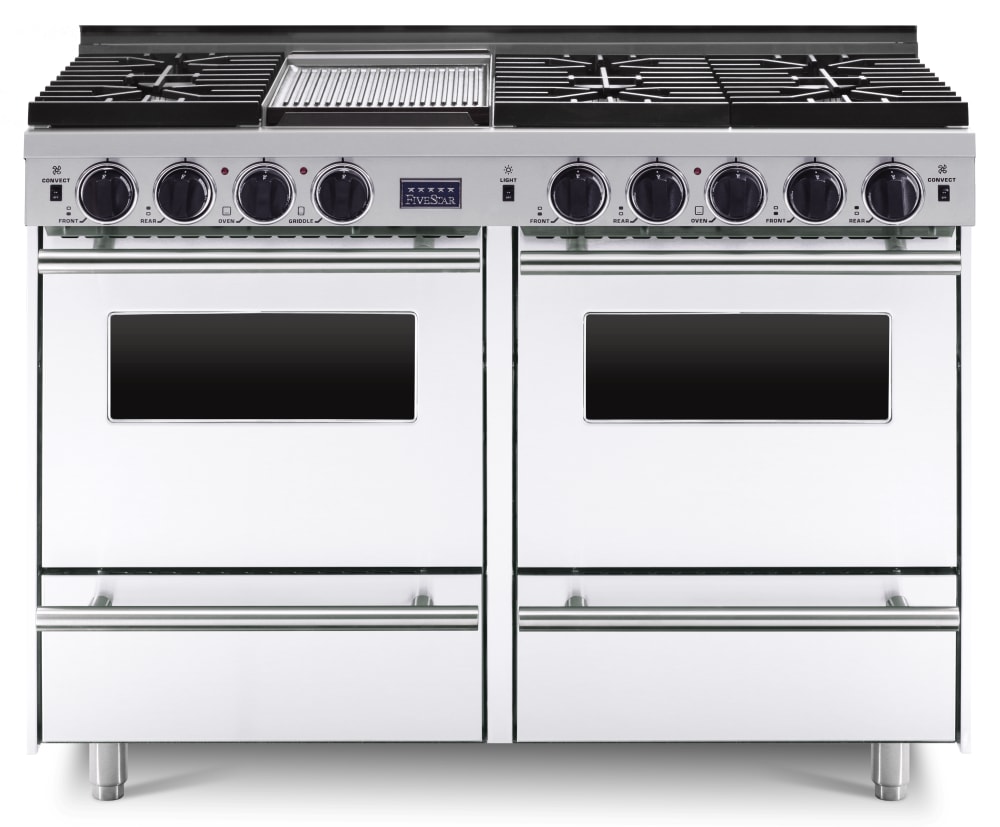 Gas Range, 48, 5 Burners with Griddle