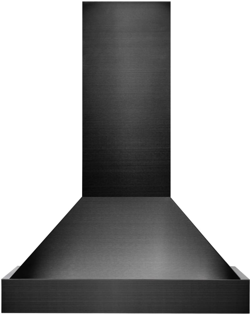 ZLINE Convertible Wall Mount Range Hood in Black Stainless Steel with Set of 2 Charcoal Filters