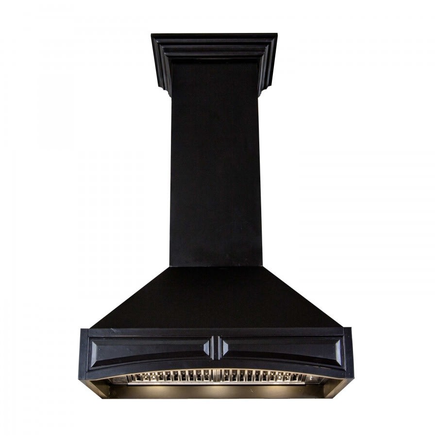 Black range shop hood 30 inch