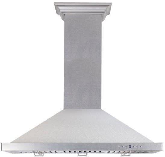 ZLINE 36 Designer Series DuraSnow Stainless Steel Wall Mount Range Hood (8KBS-36)