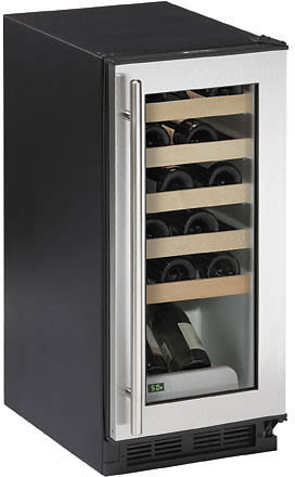 U-Line 1115WCS01 15 Inch Built-in Wine Storage with 24-Bottle