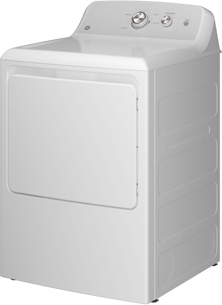 GE GTX38EASWWS 27 Inch Top Load Electric Dryer with 6.2 cu ft