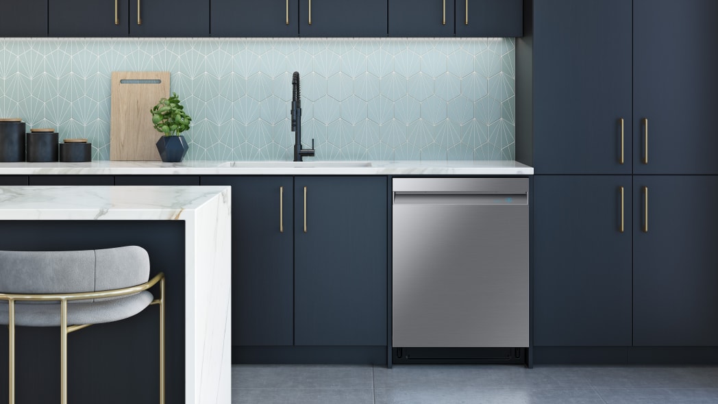 Samsung DW80R9950US 24 Inch Fully Integrated Built In Smart Dishwasher with 15 Place Settings 7 Wash Cycles Flexible 3rd Rack 39 dBA AquaBlast Jets Zone Booster AutoRelease Door Wi Fi and ENERGY STAR ...