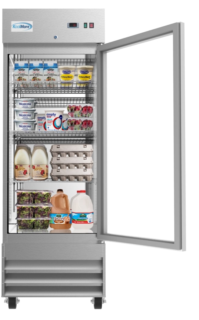 りょう Koolmore RIR1DGD 29 Inch Commercial Freestanding All-Refrigerator