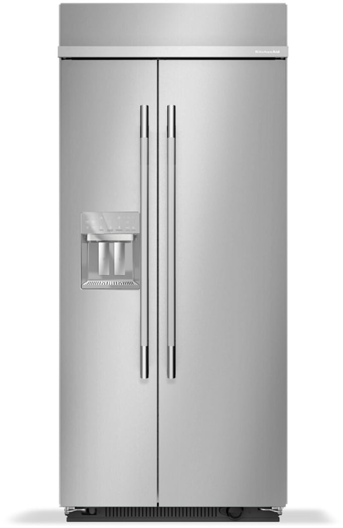 Ksページ KitchenAid KBSD736SPS 36 Inch Built-In Side-by-Side Refrigerator