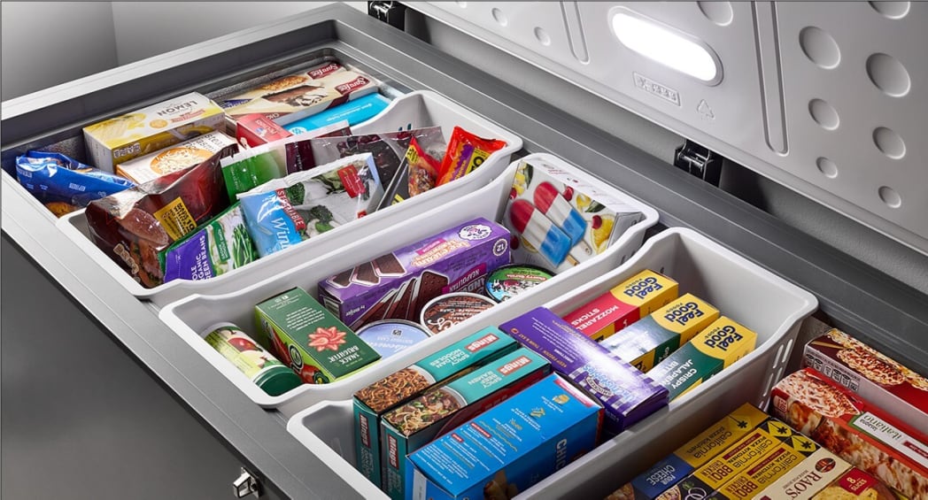 Maytag MZCC4316TG 56 Inch Freestanding Convertible Chest Freezer