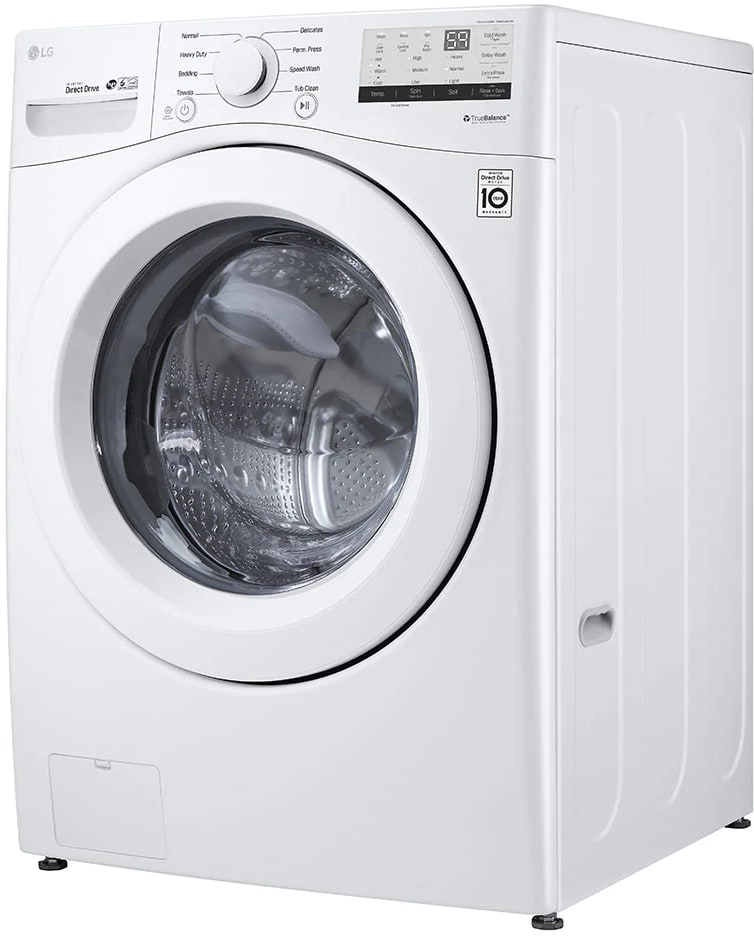 Lg stacked washer & dryer set with front load washer and a859716 on sale