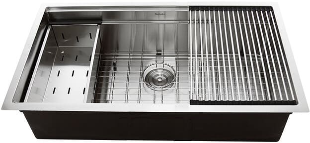 Nantucket Sinks SRPS362016 36 Inch Prep-Station Undermount Single
