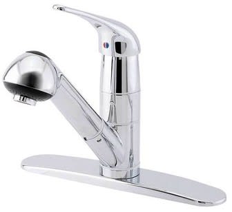 Danze® D450012 Melrose Pull-Out Kitchen Faucet with Deck Plate