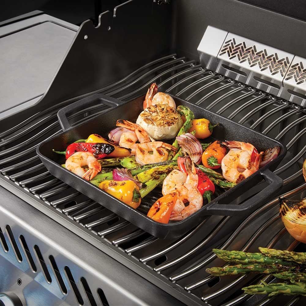 Napoleon 56084 Cast Iron Griddle, Square