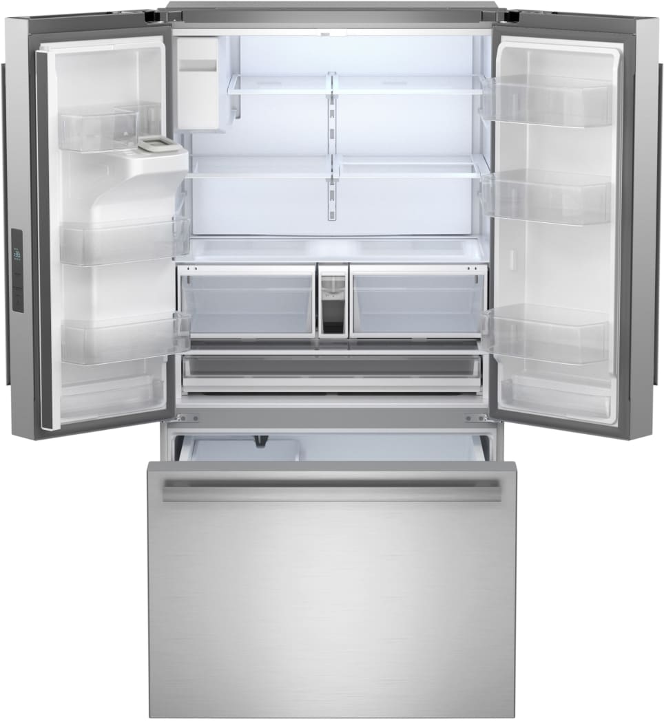 Sharp SJF2955KS 36 Inch Freestanding French Door Refrigerator with