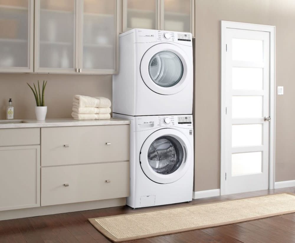 Stacked electric washer dryer combo on sale