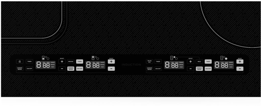 Sharp SCH3043GB 30 Inch Induction Cooktop with 4 Cooking Zones