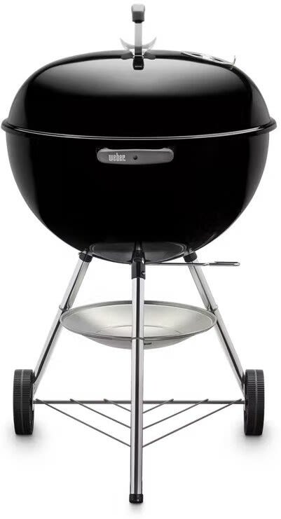 Weber 741001 Original Kettle Freestanding Charcoal Grill with 363 sq. in. Cooking Surface Superior Heat Retention One Touch Cleaning System Lid Hook Precise Heat Control Heat Shield and Durable Cookin...