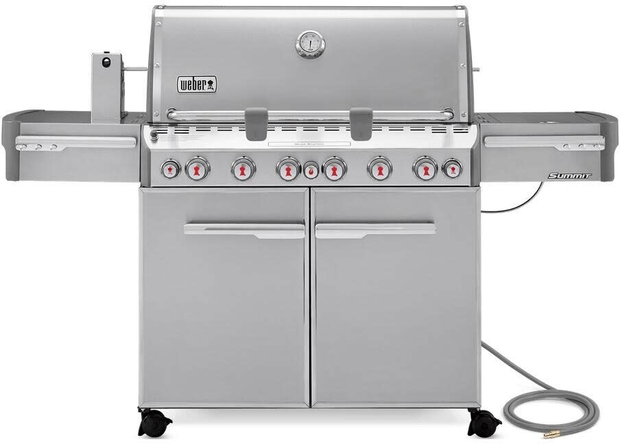 Weber 7470001 Summit® S-670s Freestanding Gas Grill with 769 sq
