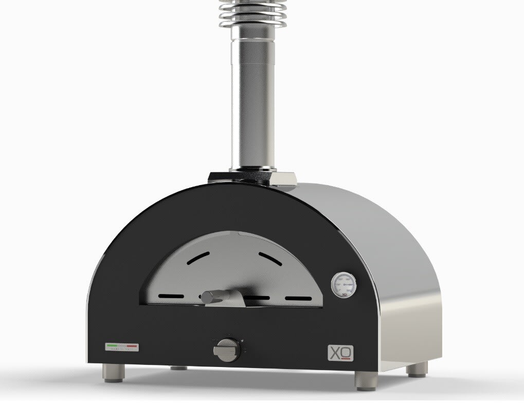 XO XOPIZZA1GASSSN 29 Inch Countertop Natural Gas Pizza Oven with